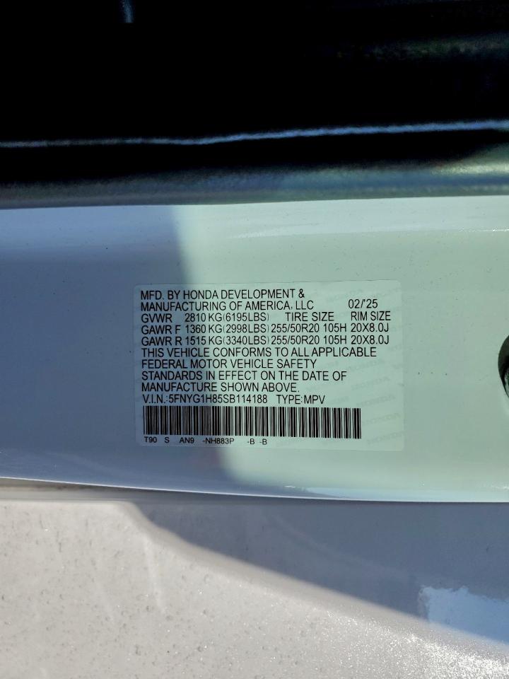 2025 HONDA PILOT ELITE photo 27