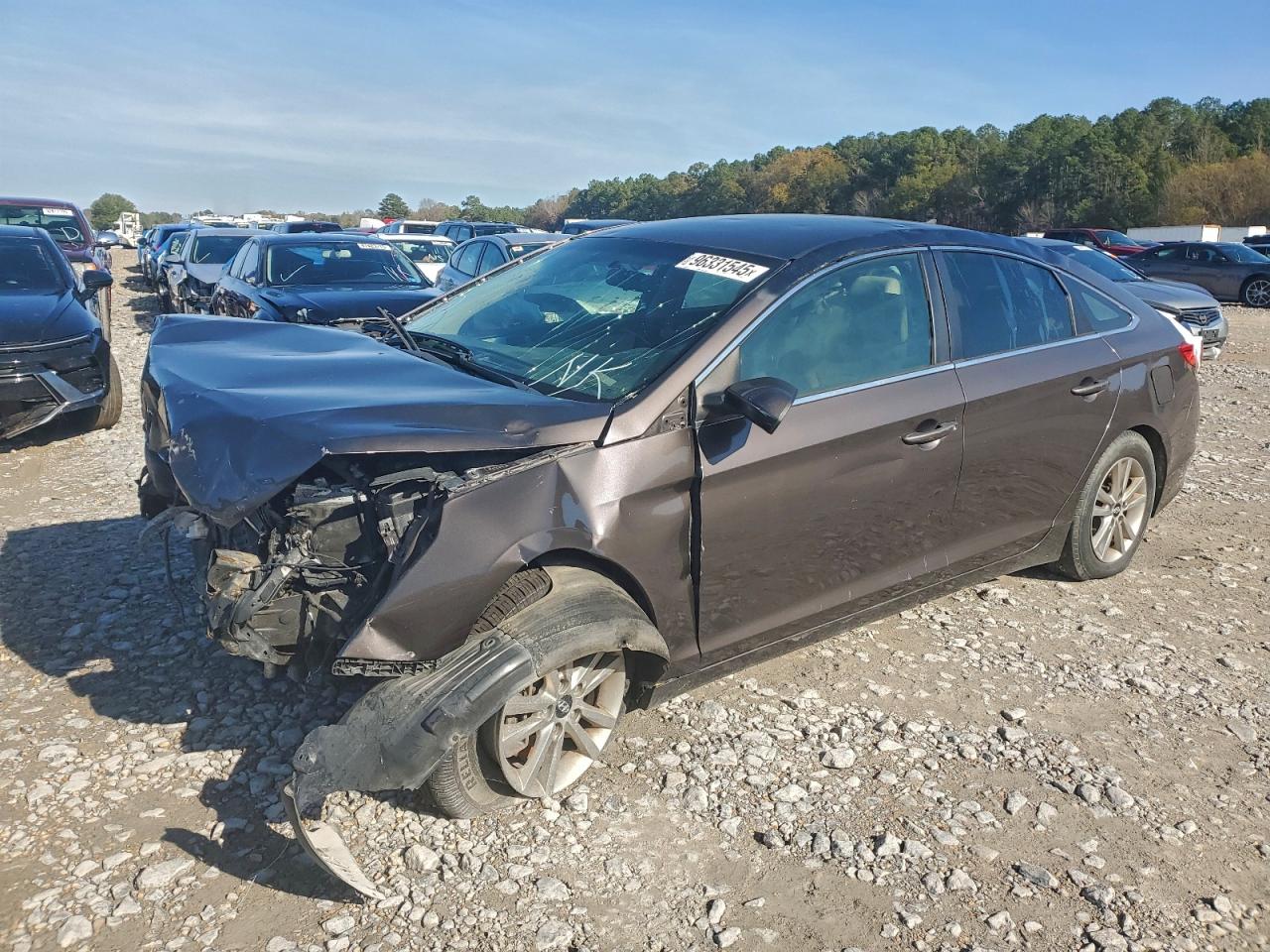 2017 HYUNDAI SONATA SE — FRONT END damage — photo 1