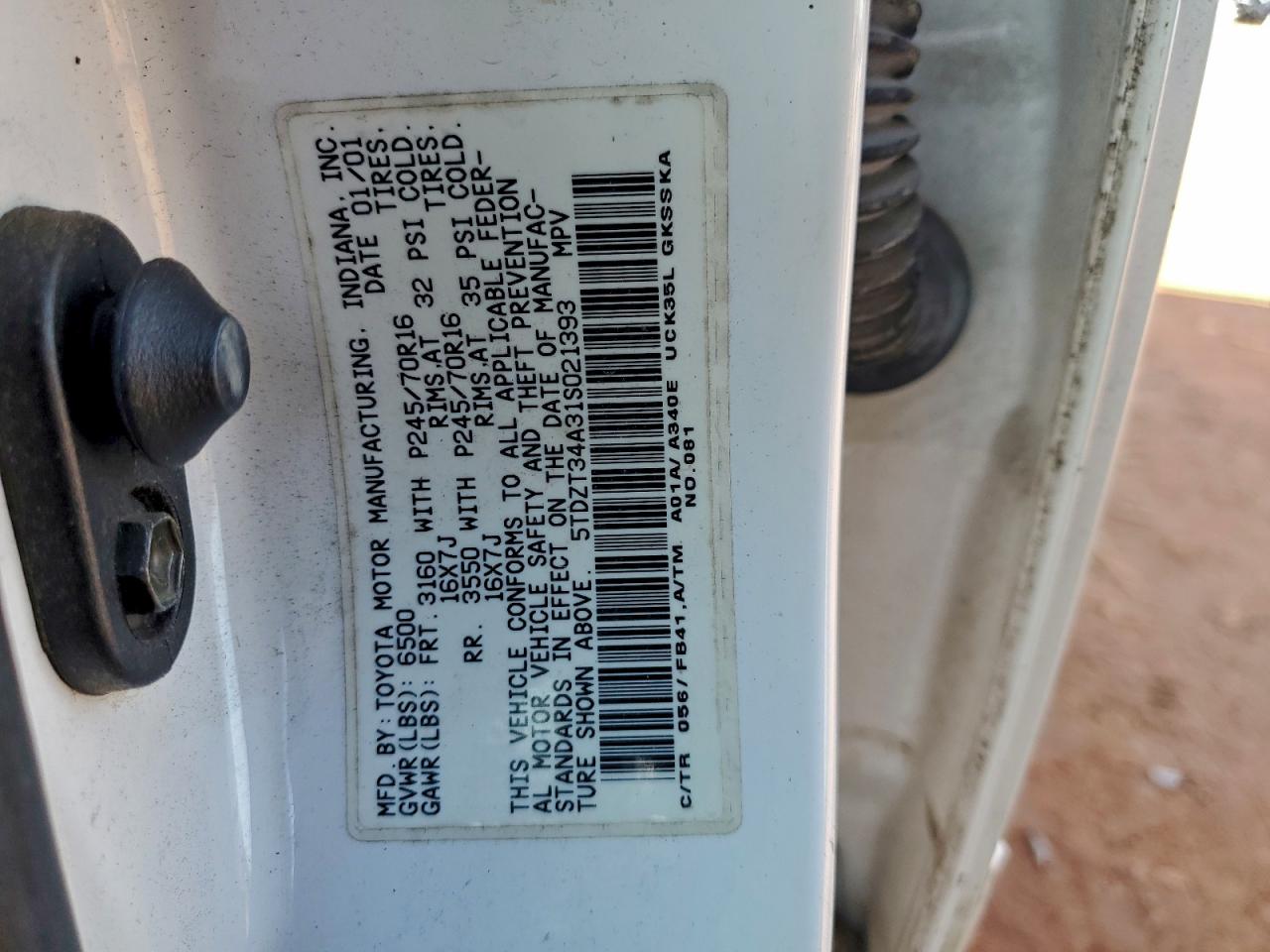 2001 TOYOTA SEQUOIA SR5 photo 13