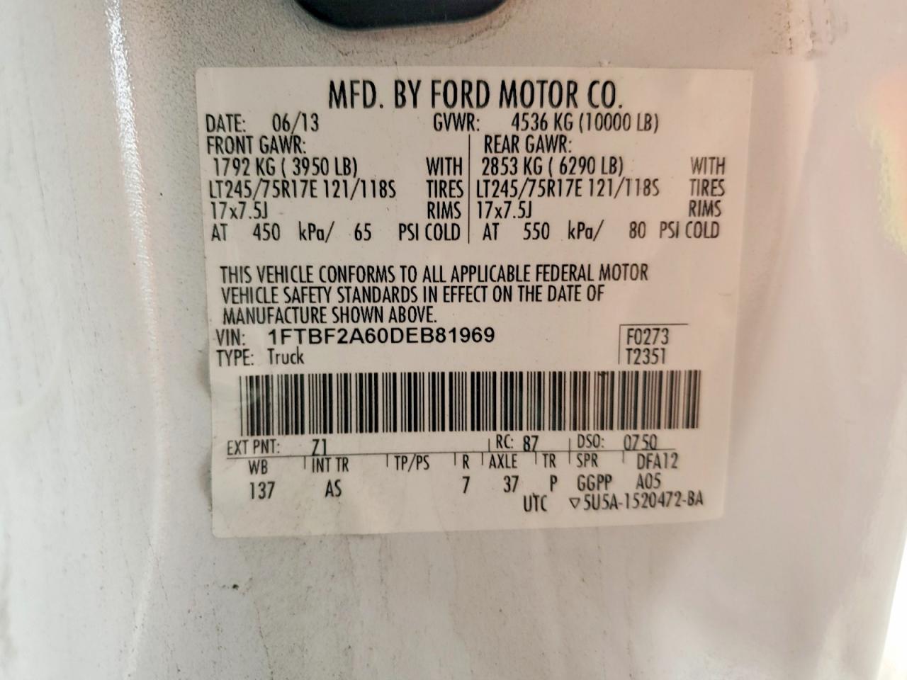 2013 FORD F250 SUPER DUTY photo 23