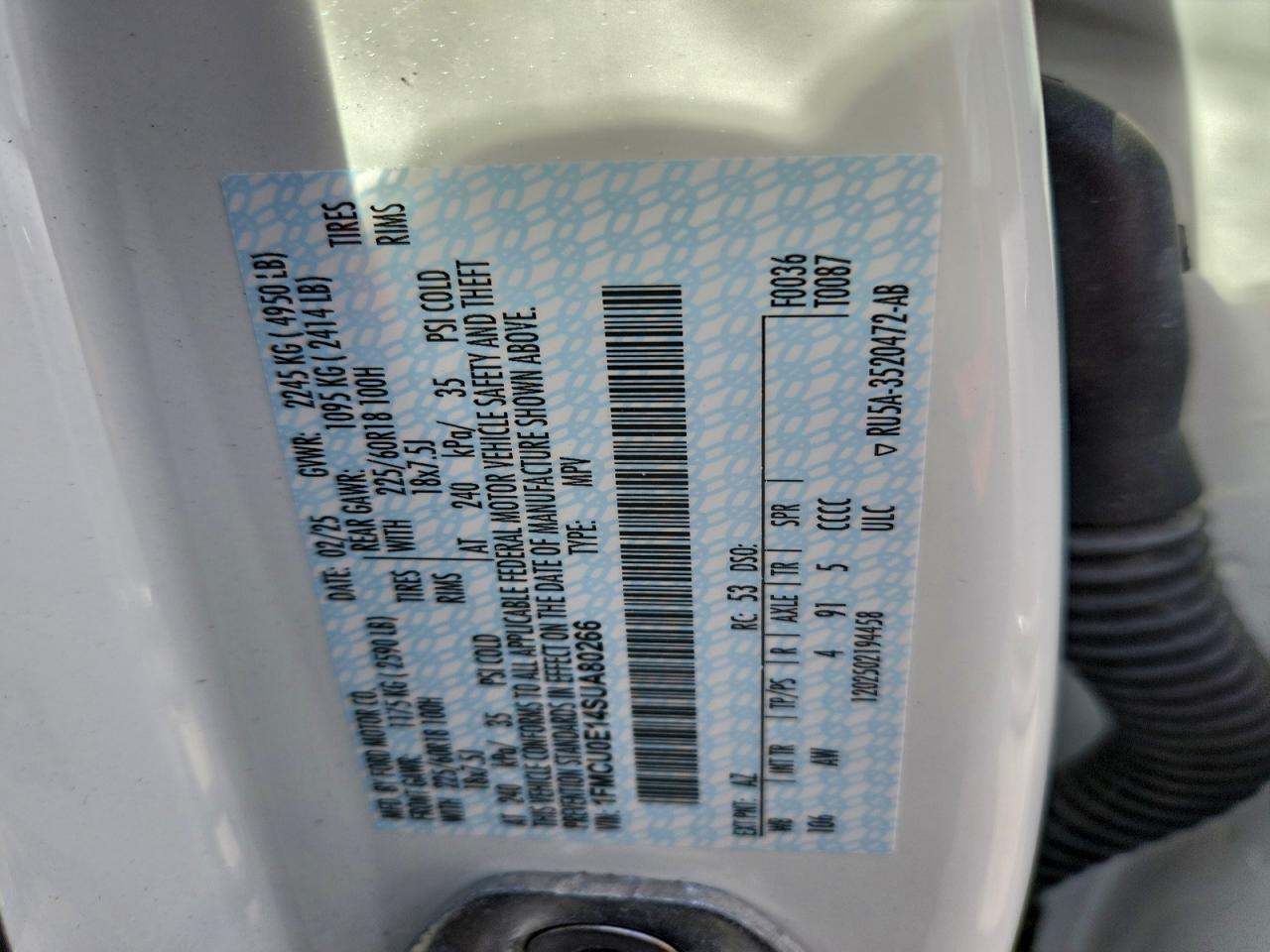 2025 FORD ESCAPE photo 23