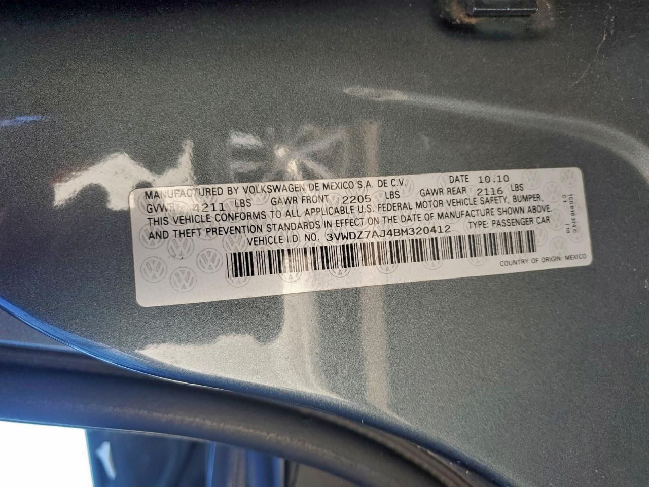 2011 VOLKSWAGEN JETTA SE photo 34