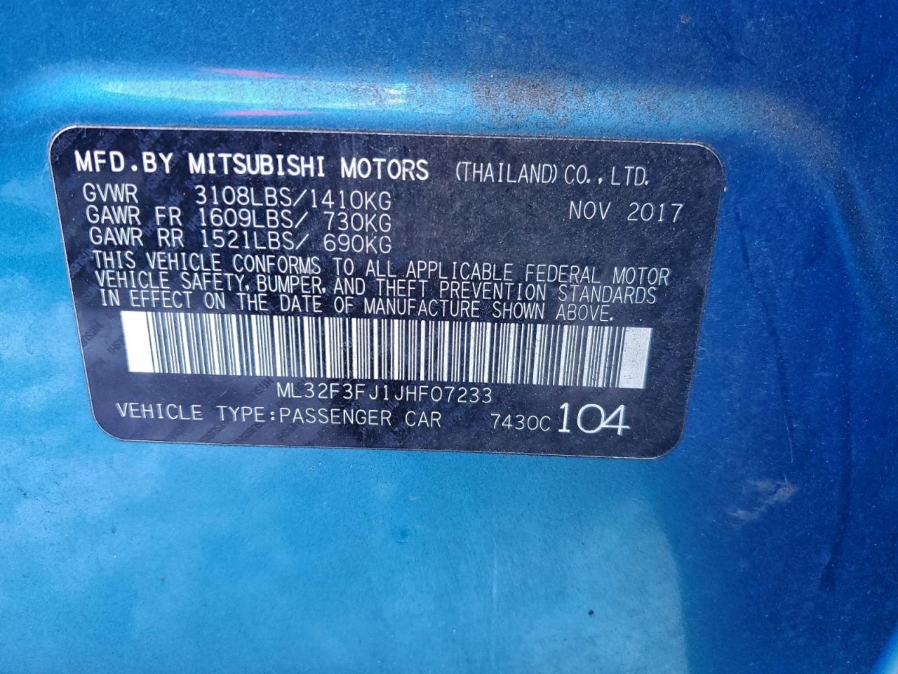 2018 MITSUBISHI MIRAGE G4 ES photo 12