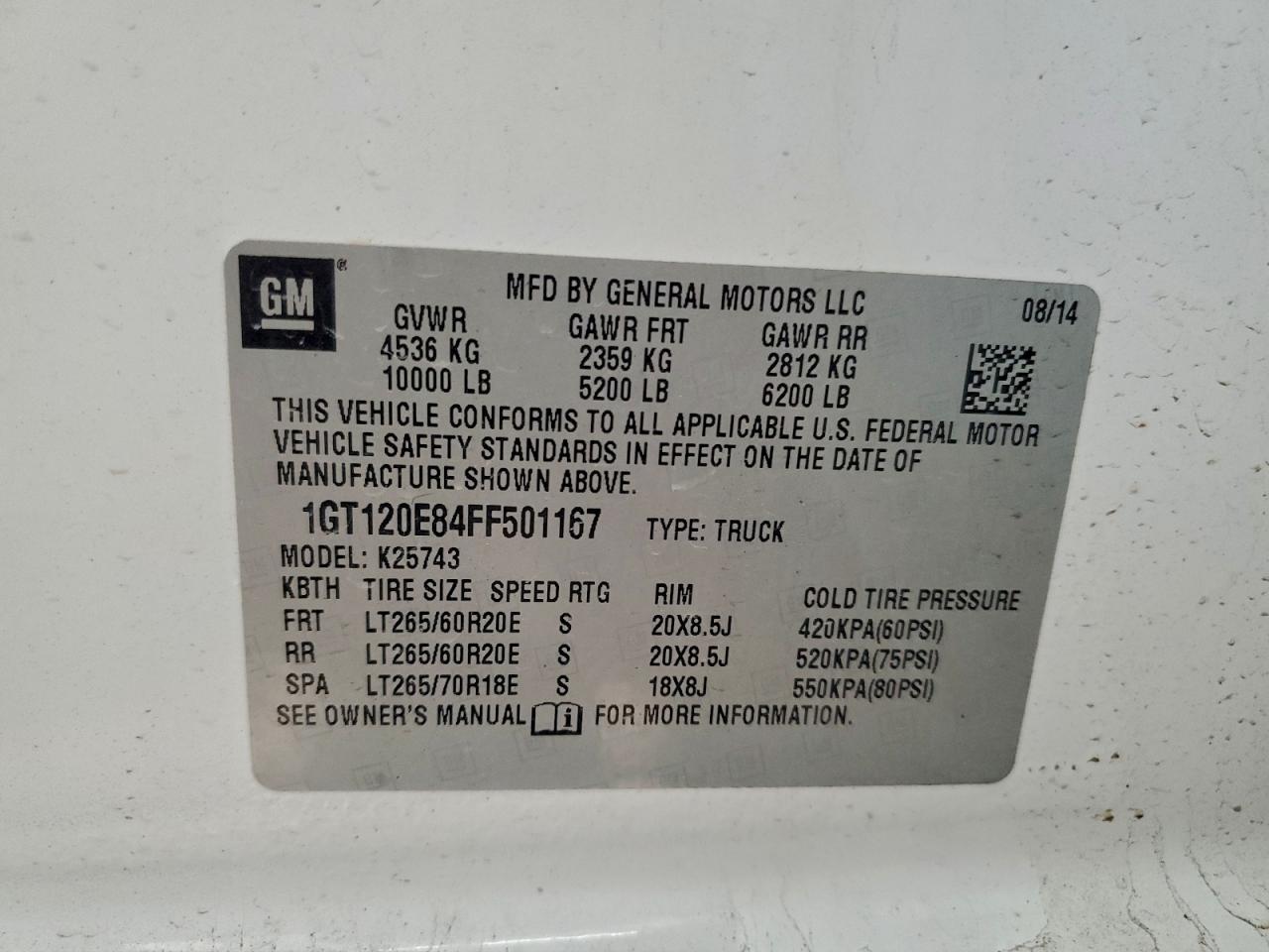 2015 GMC SIERRA K2500 DENALI photo 12