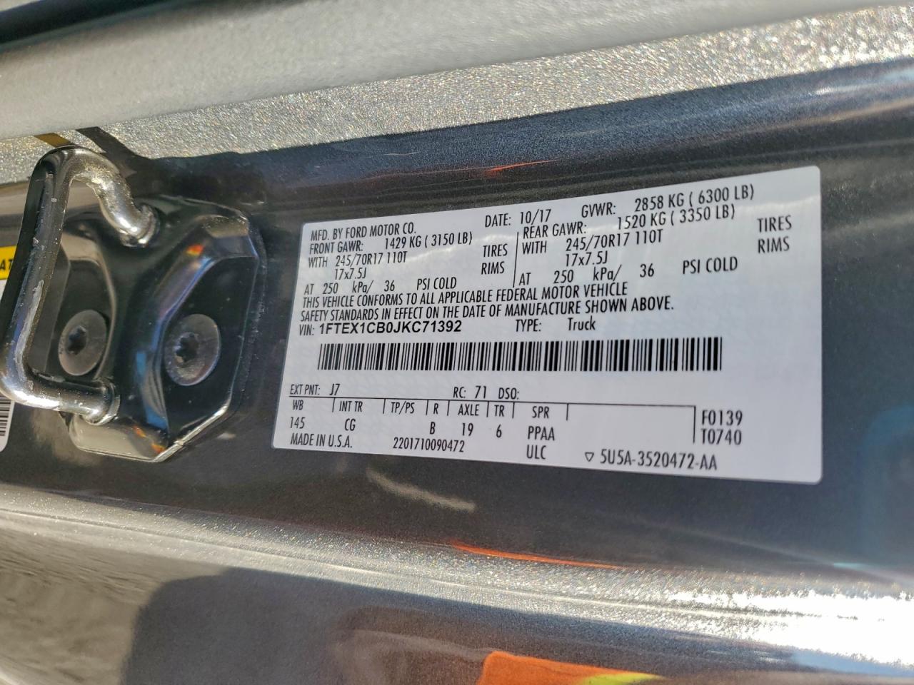 2018 FORD F150 SUPER CAB photo 23
