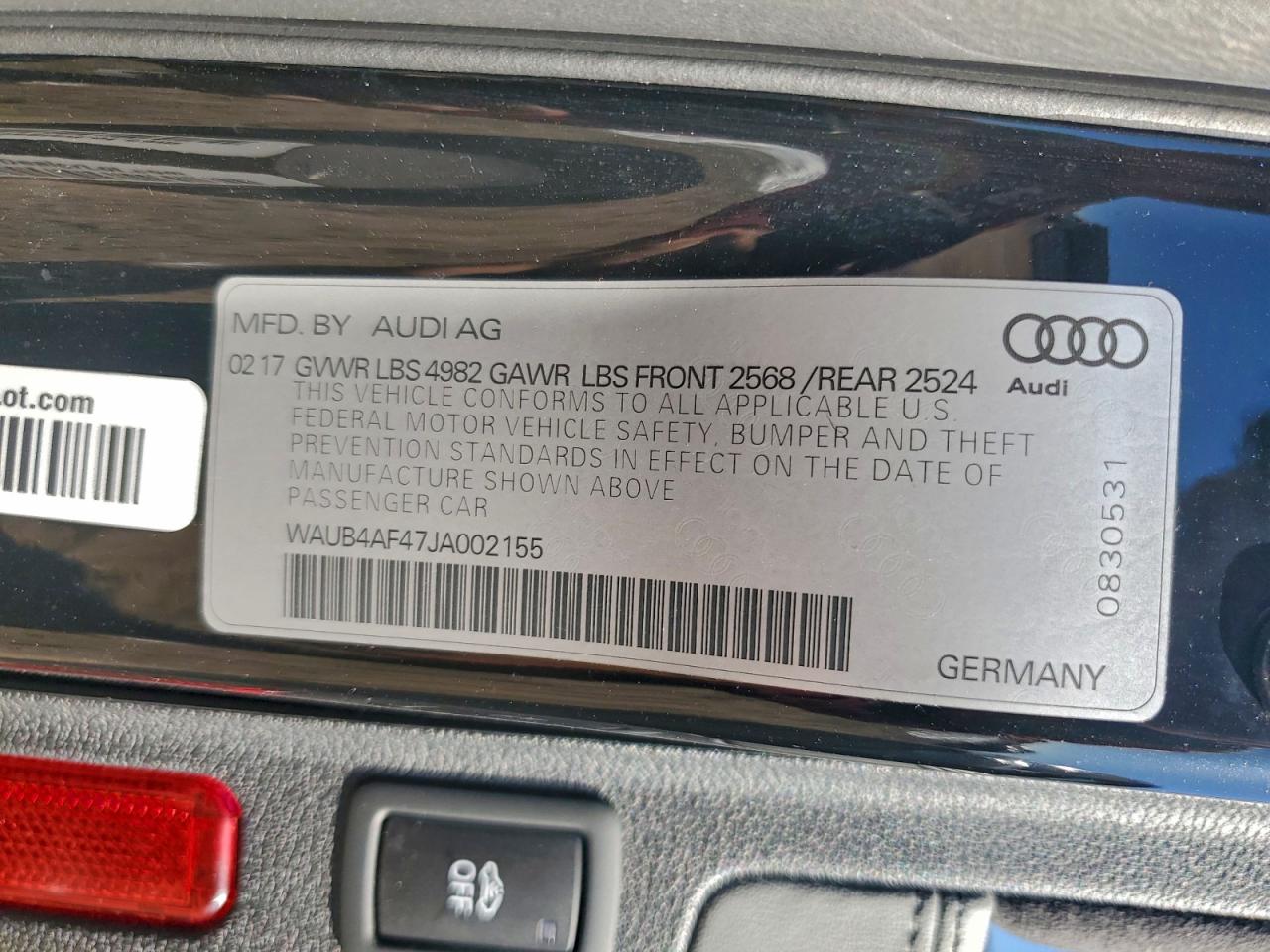 2018 AUDI S4 PREMIUM PLUS photo 12