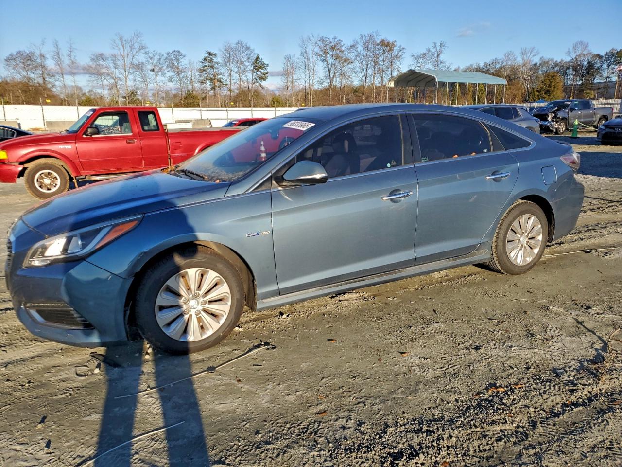 2016 HYUNDAI SONATA HYBRID — REAR END damage — photo 1