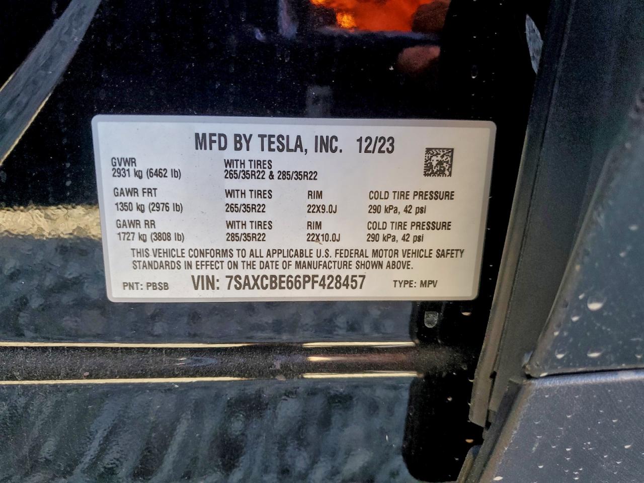 2023 TESLA MODEL X photo 13