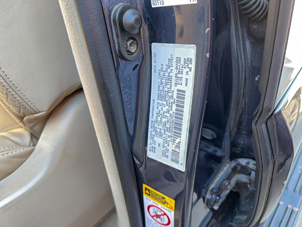 2003 LEXUS GX 470 photo 10