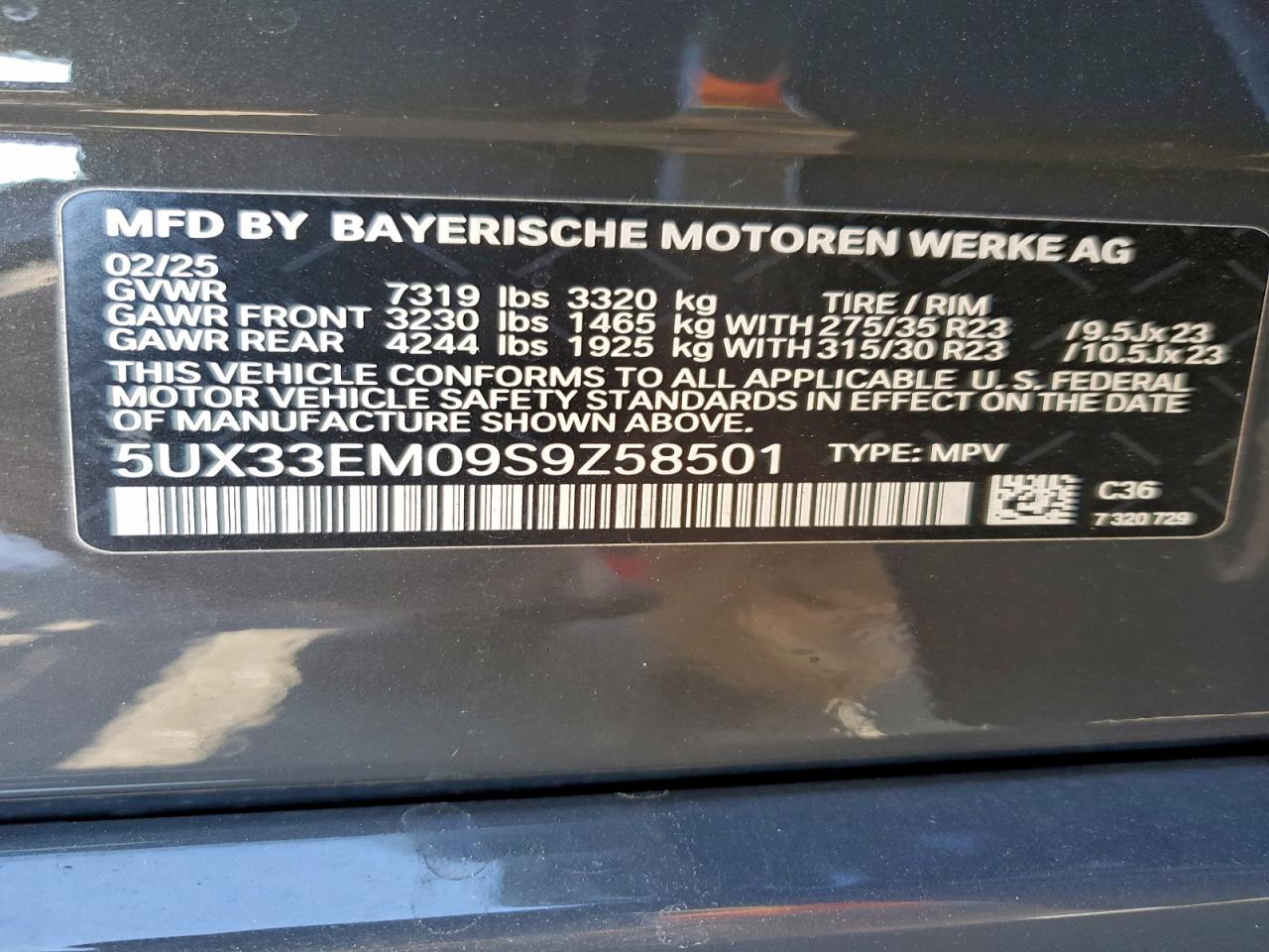 2025 BMW X7 M60I photo 13