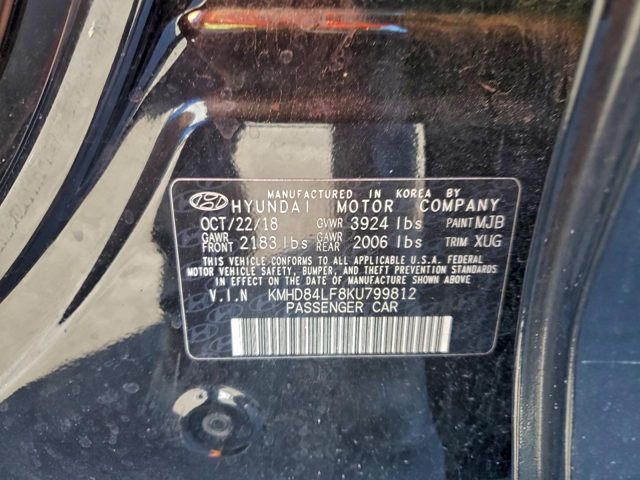 2019 HYUNDAI ELANTRA SEL photo 13