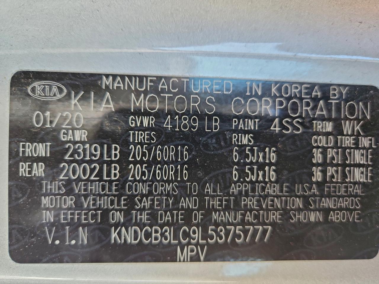2020 KIA NIRO LX photo 23
