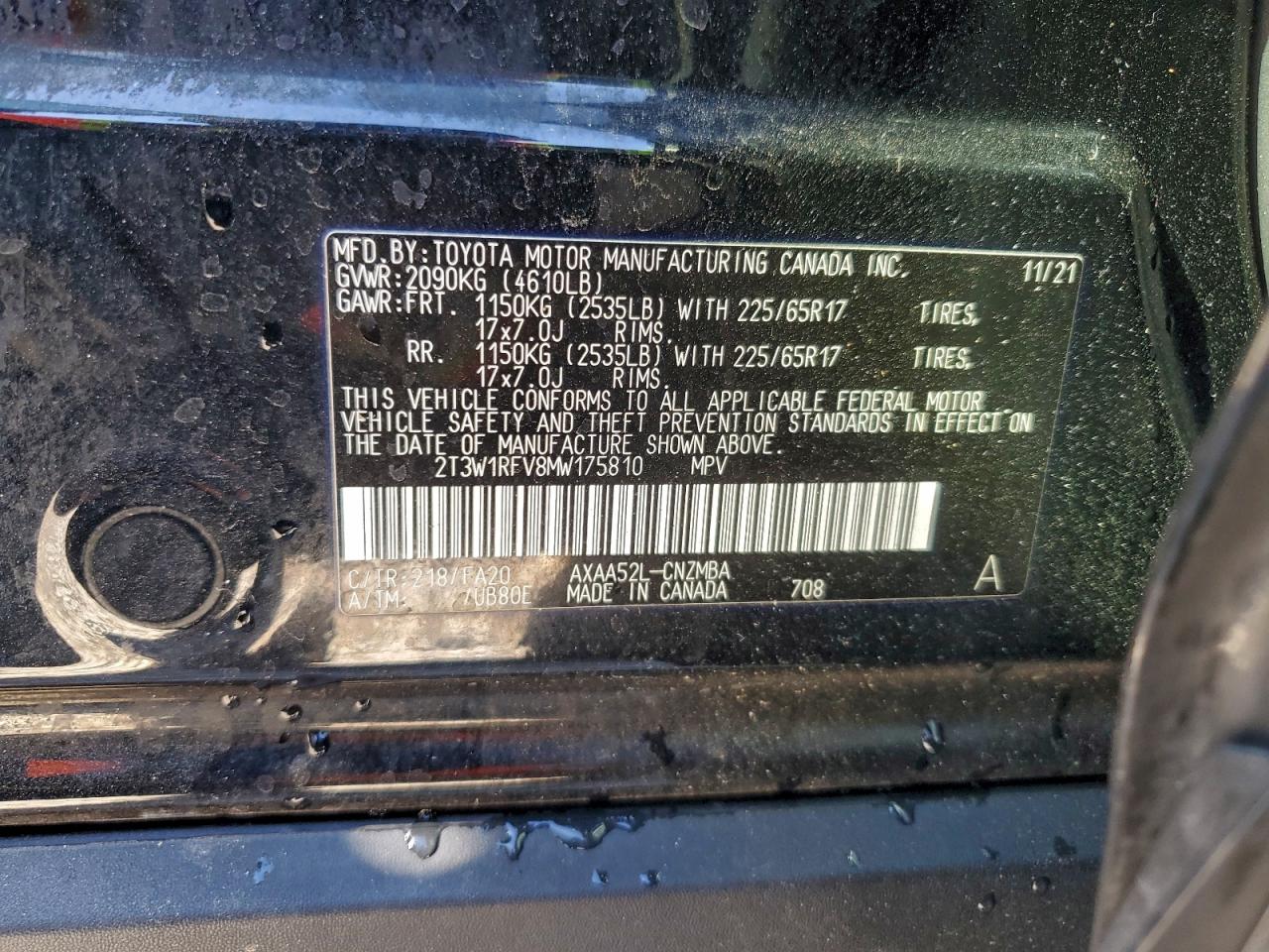 2021 TOYOTA RAV4 XLE photo 14