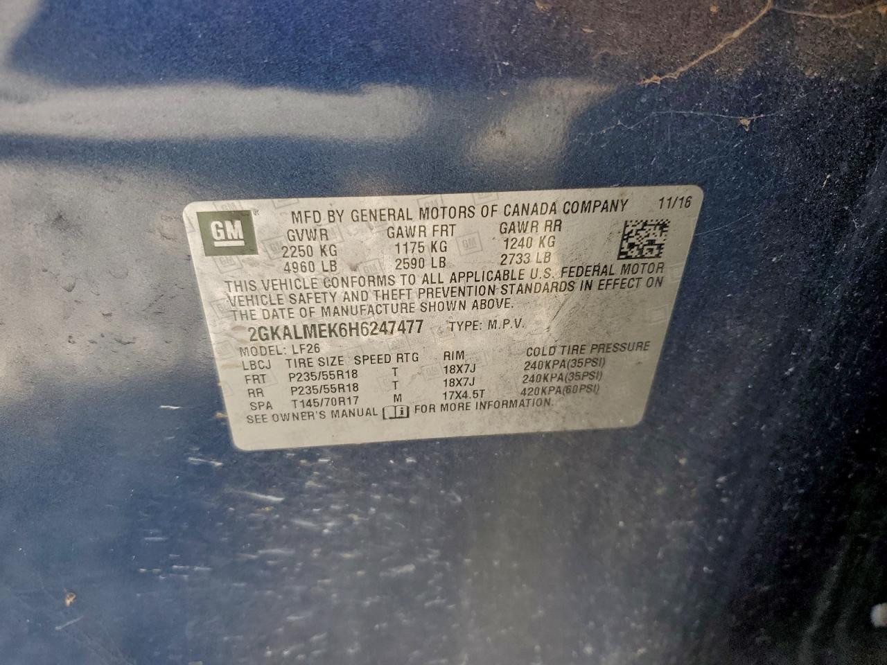 2017 GMC TERRAIN SLE photo 27