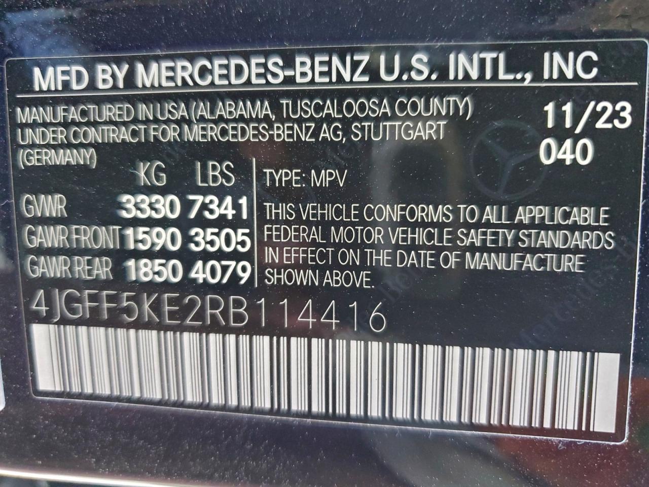 2024 MERCEDES-BENZ GLS 450 4MATIC photo 27