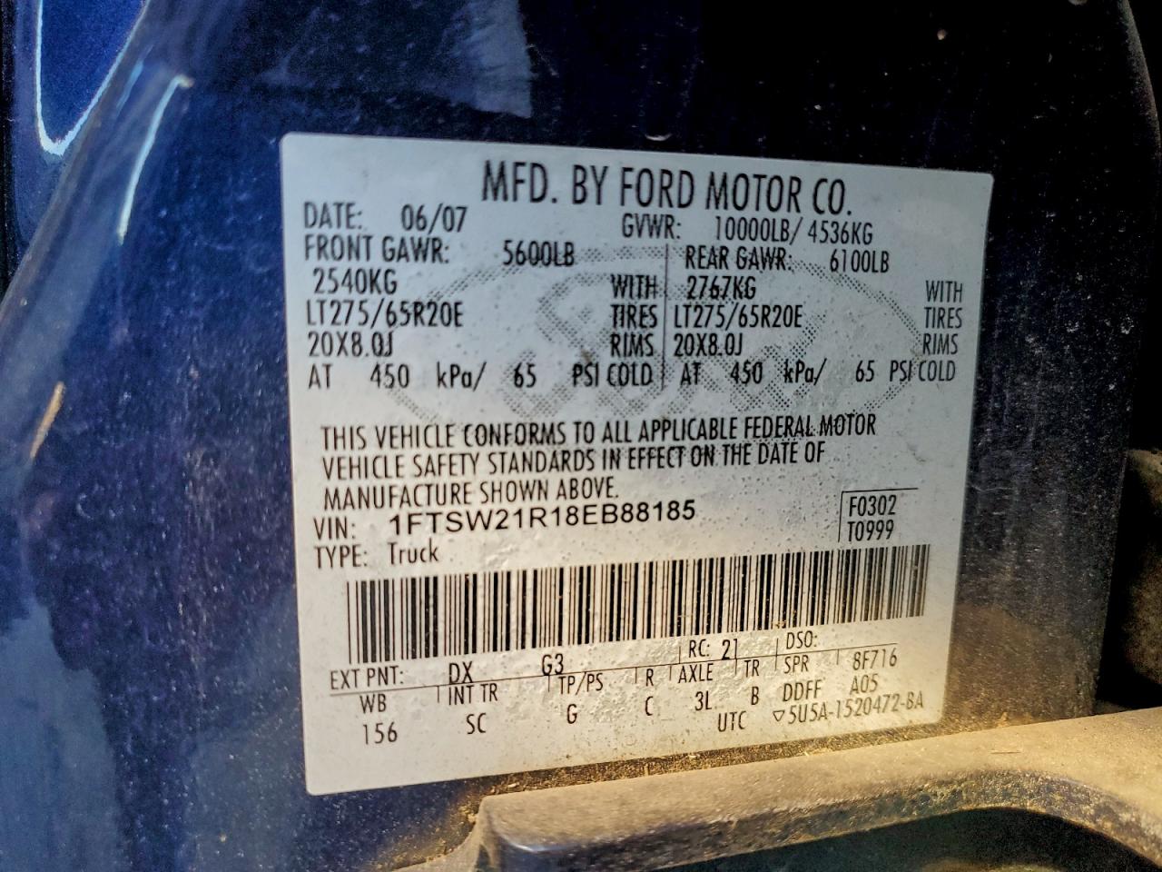 2008 FORD F250 SUPER DUTY photo 12