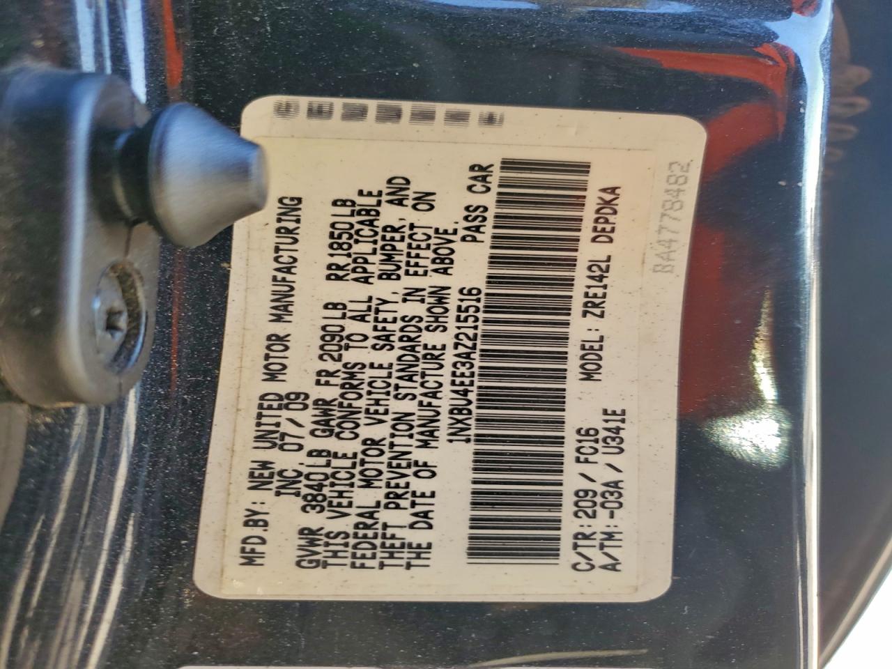 2010 TOYOTA COROLLA BASE photo 37