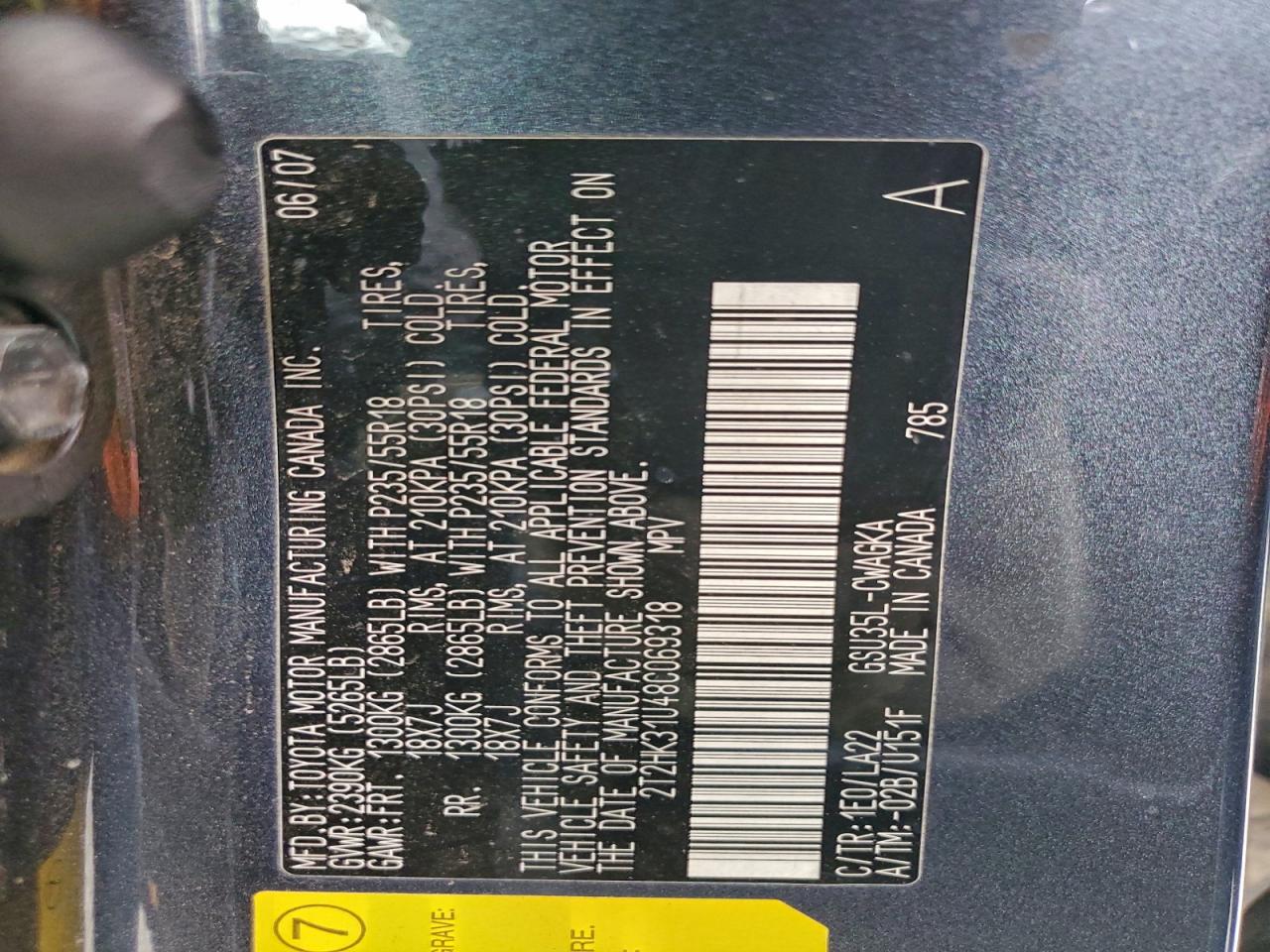 2008 LEXUS RX 350 photo 13