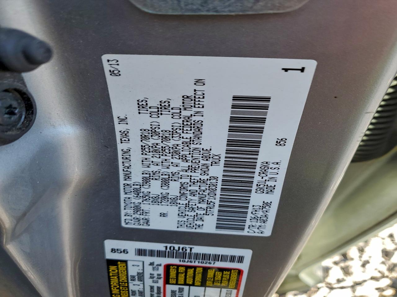 2013 TOYOTA TUNDRA DOUBLE CAB SR5 photo 12