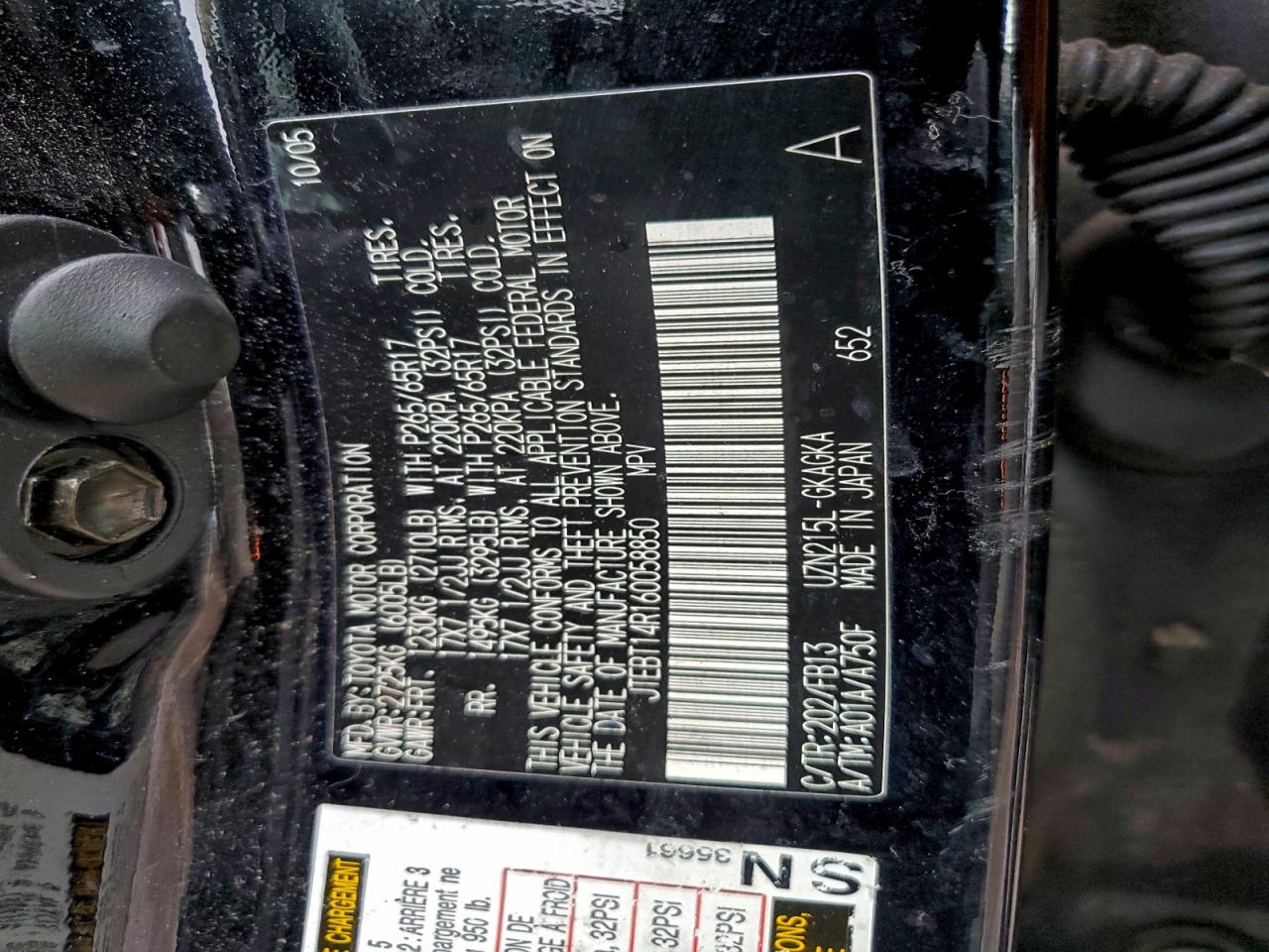 2006 TOYOTA 4RUNNER SR5 photo 23