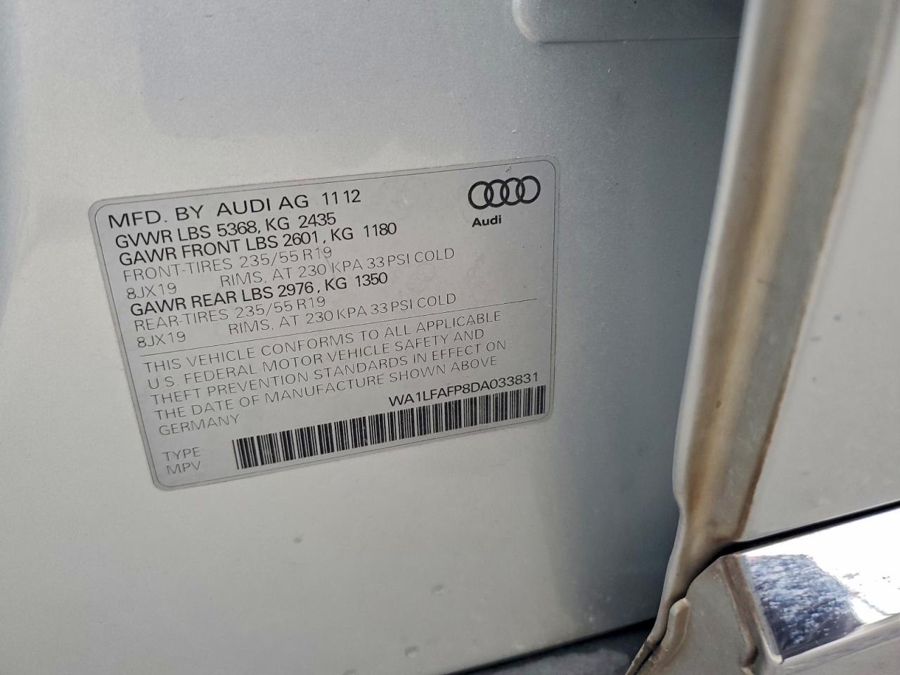 2013 AUDI Q5 PREMIUM PLUS photo 25