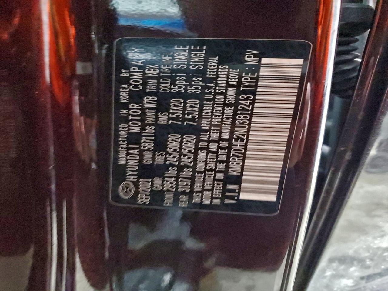 2022 HYUNDAI PALISADE CALLIGRAPHY photo 13