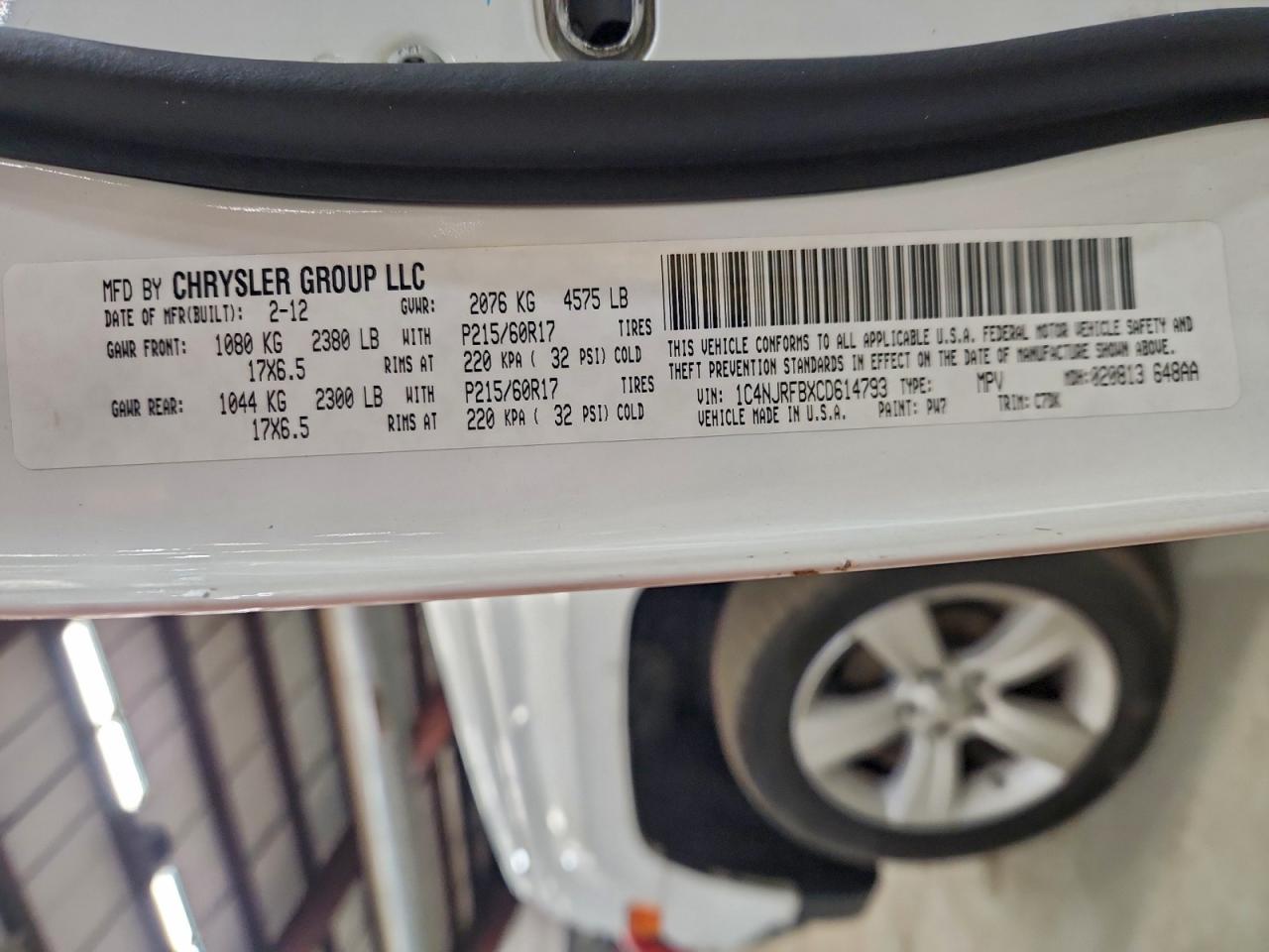 2012 JEEP PATRIOT LATITUDE photo 25