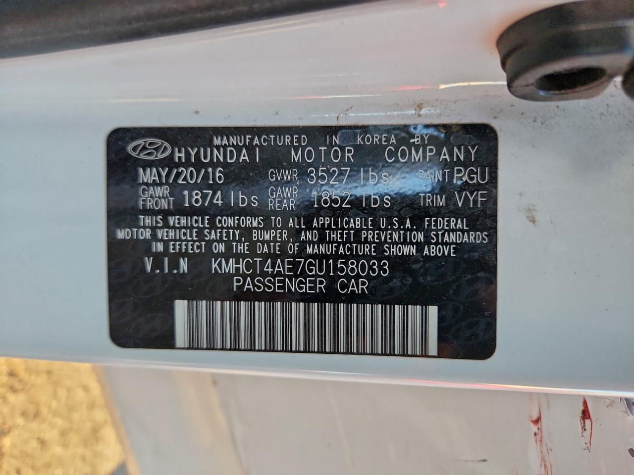 2016 HYUNDAI ACCENT SE photo 12