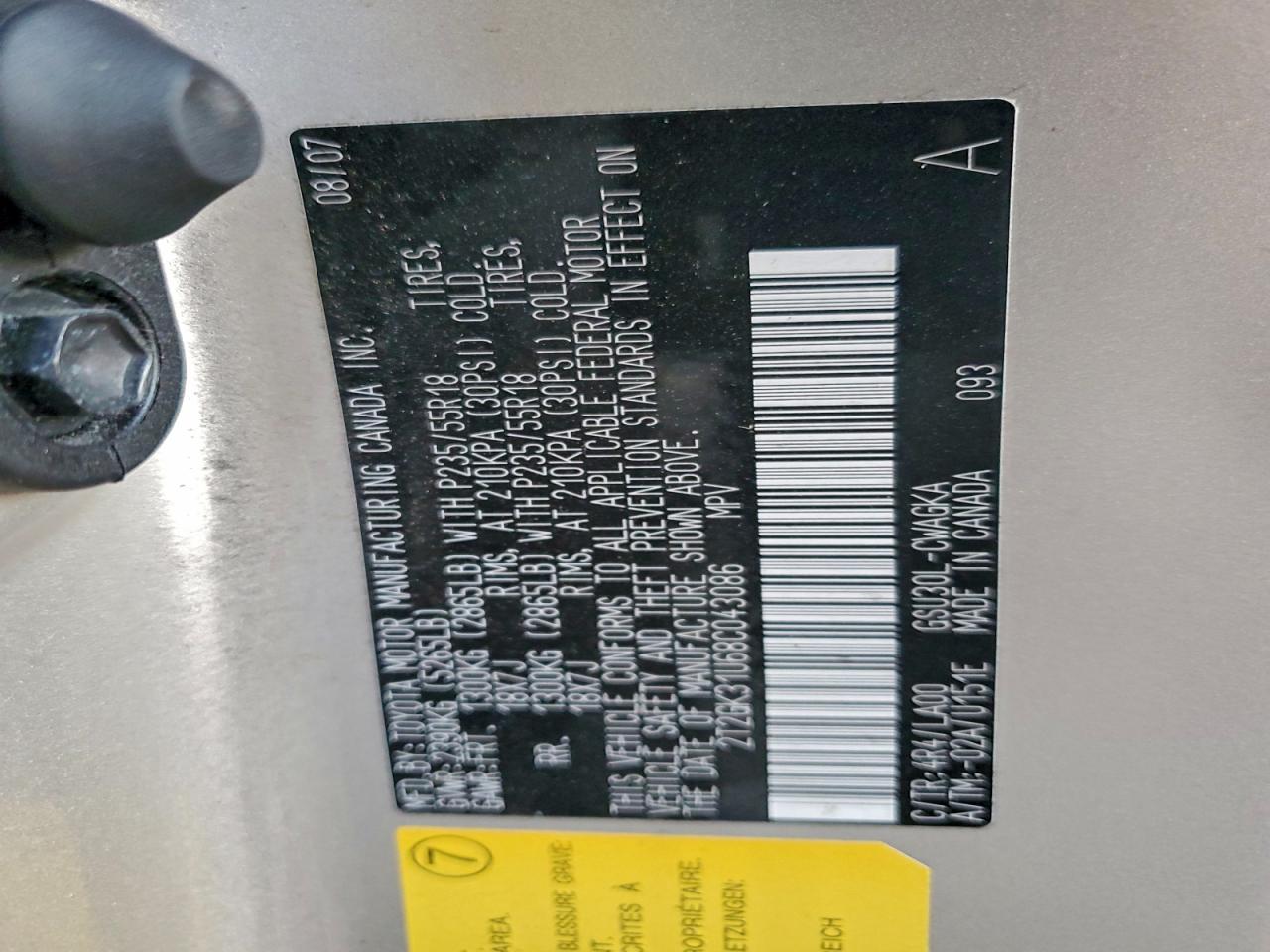 2008 LEXUS RX 350 photo 25