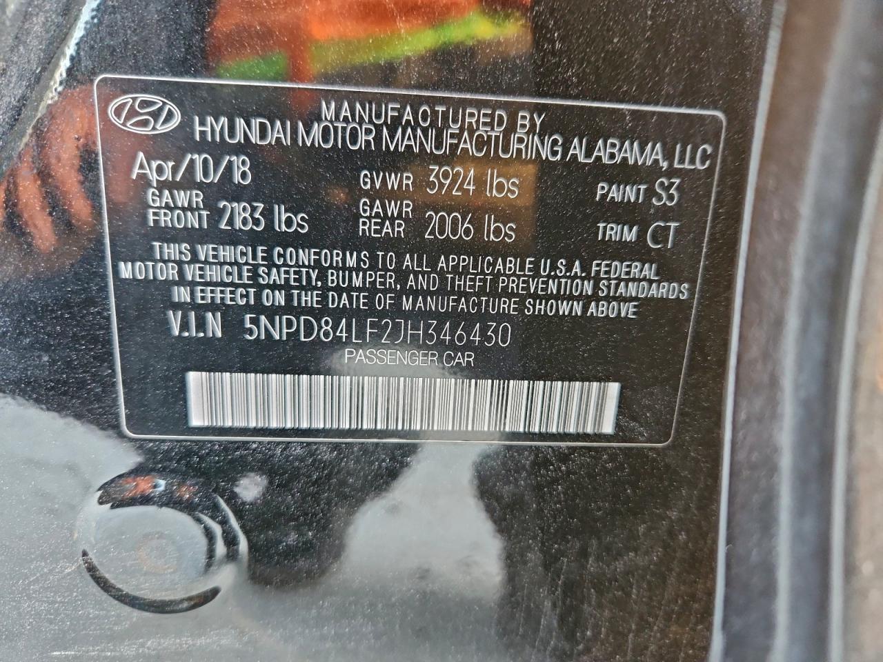 2018 HYUNDAI ELANTRA SEL photo 34