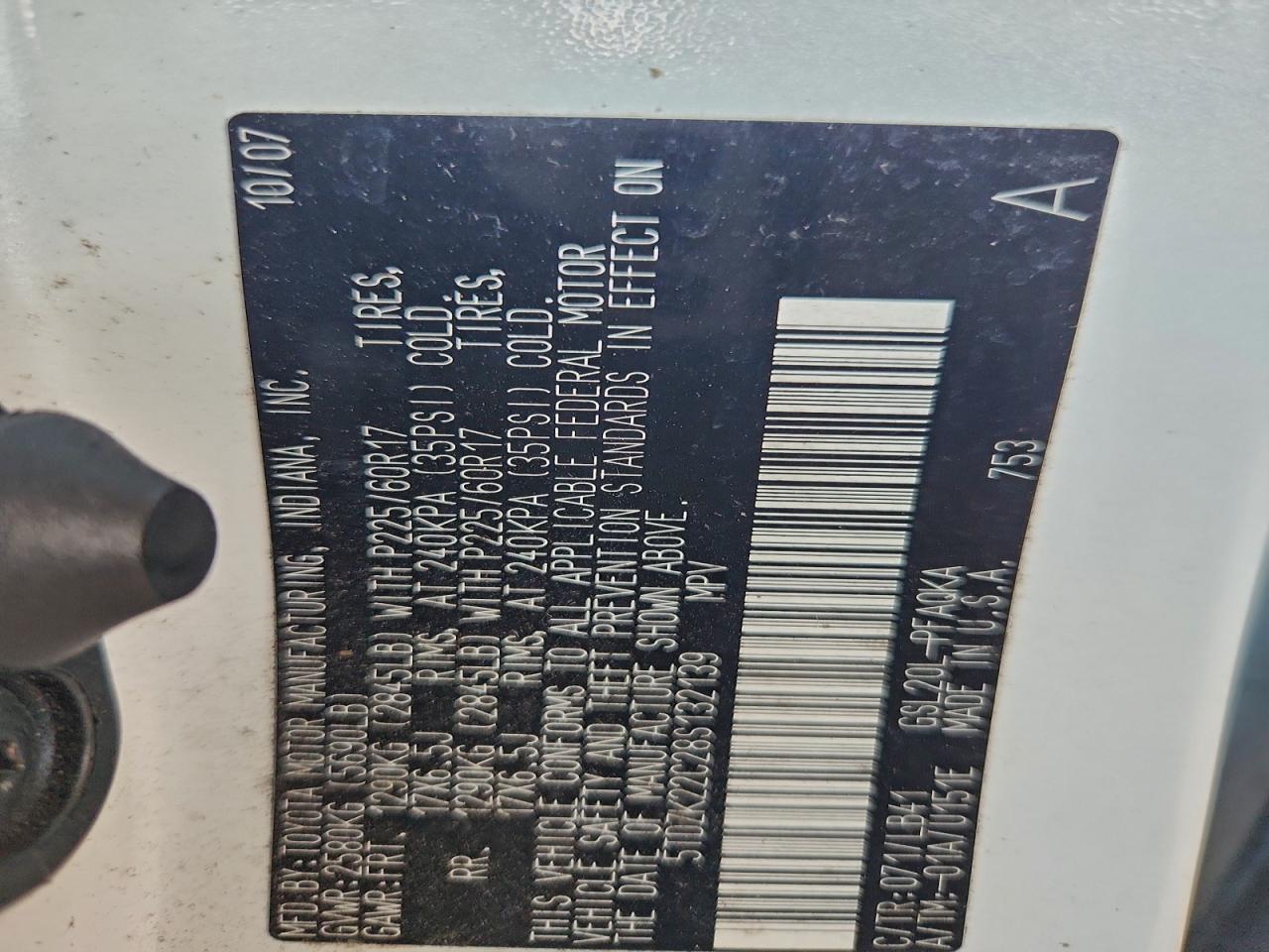 2008 TOYOTA SIENNA XLE photo 13