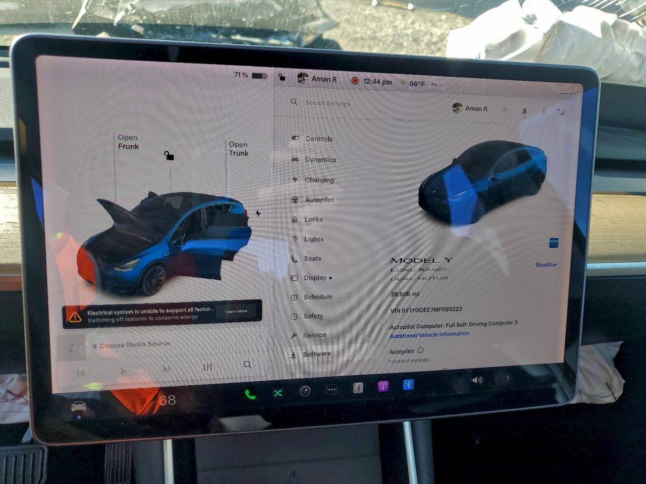 2021 TESLA MODEL Y photo 9
