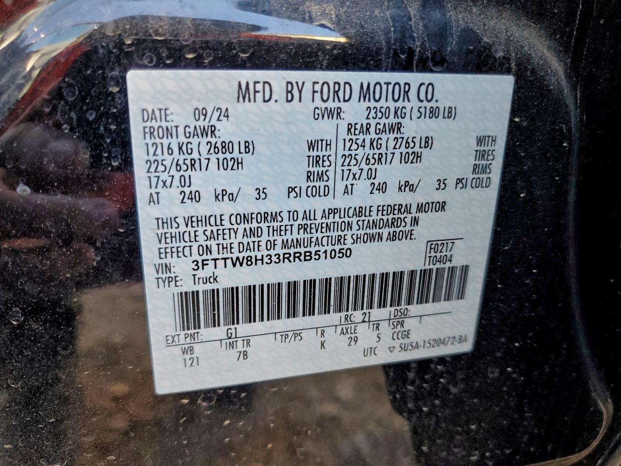 2024 FORD MAVERICK XLT photo 12