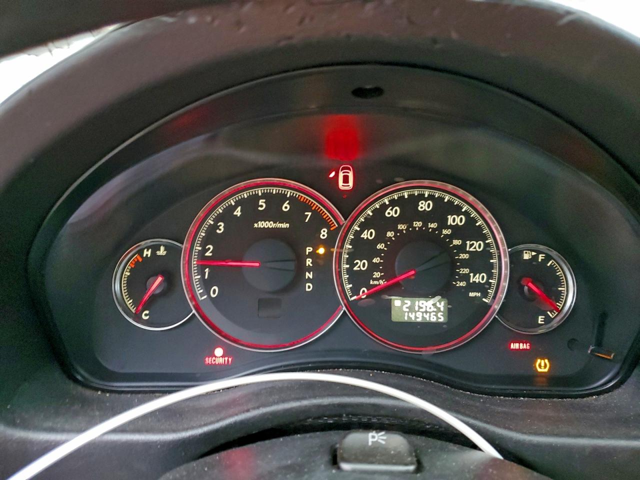 2009 SUBARU LEGACY 2.5I photo 9