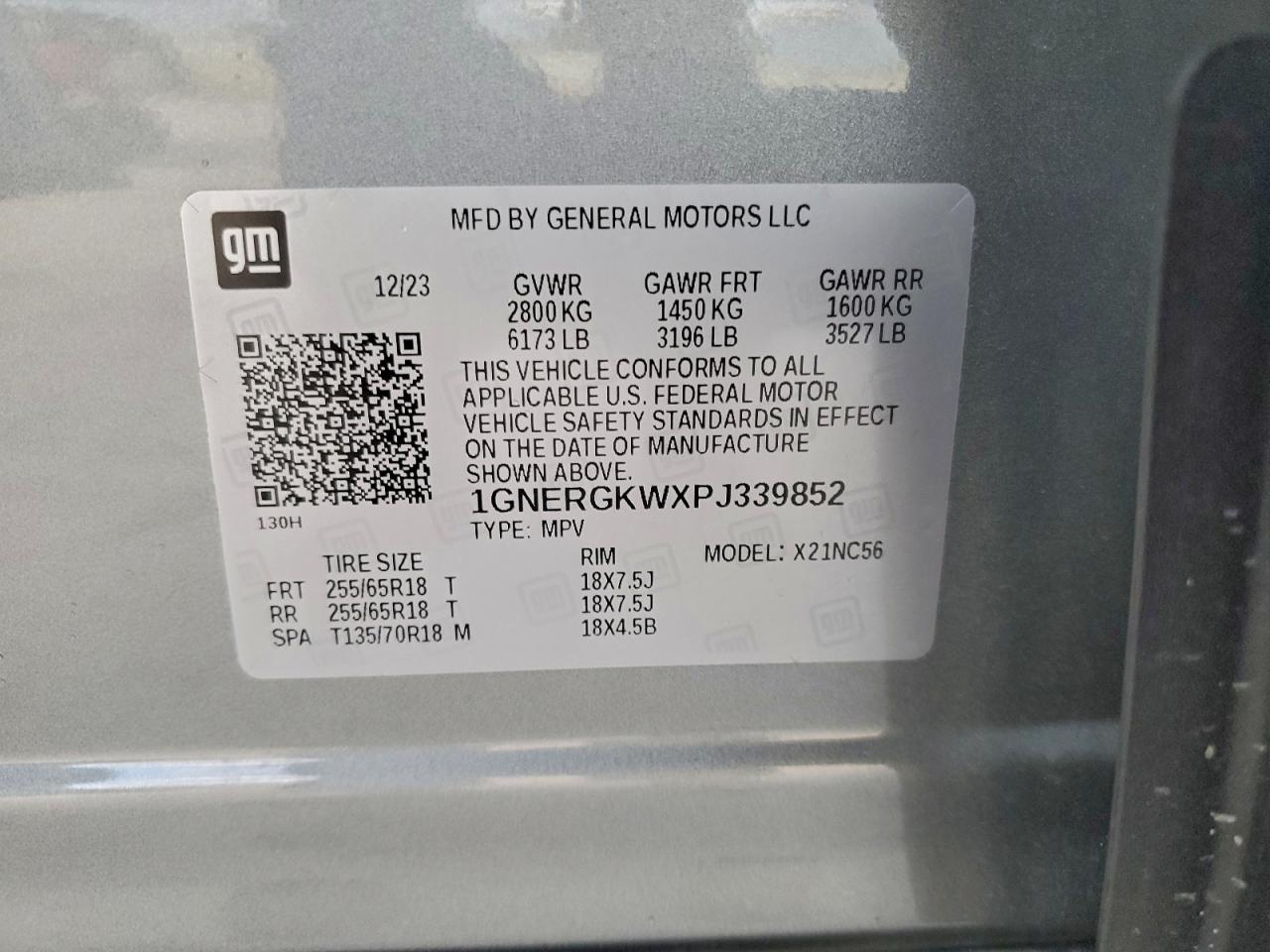 2023 CHEVROLET TRAVERSE LT photo 14