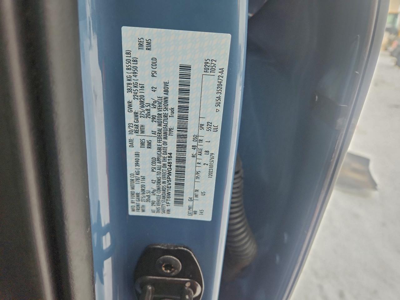 2023 FORD F150 LIGHTNING PRO photo 45