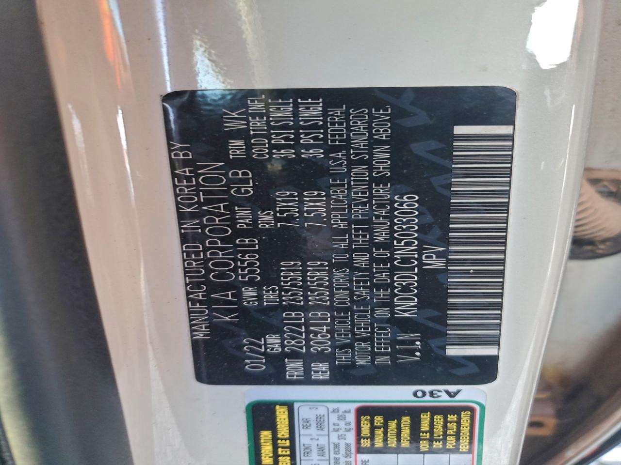 2022 KIA EV6 LIGHT photo 14
