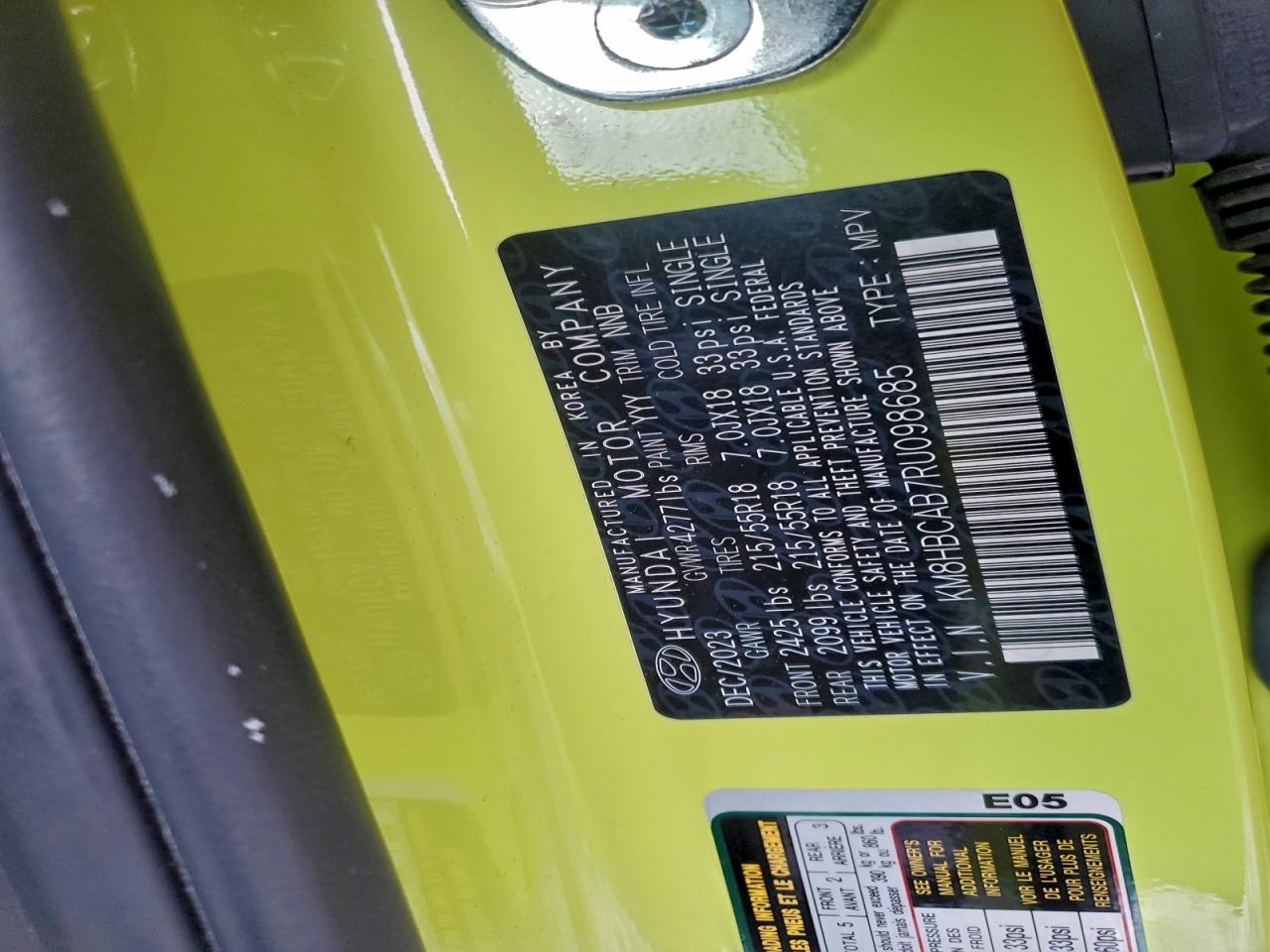 2024 HYUNDAI KONA SEL photo 13
