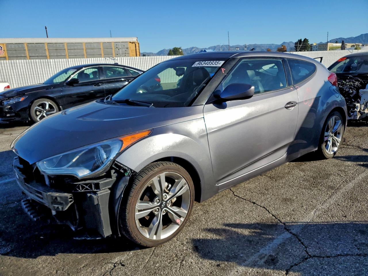 2012 HYUNDAI VELOSTER — FRONT END damage — photo 1