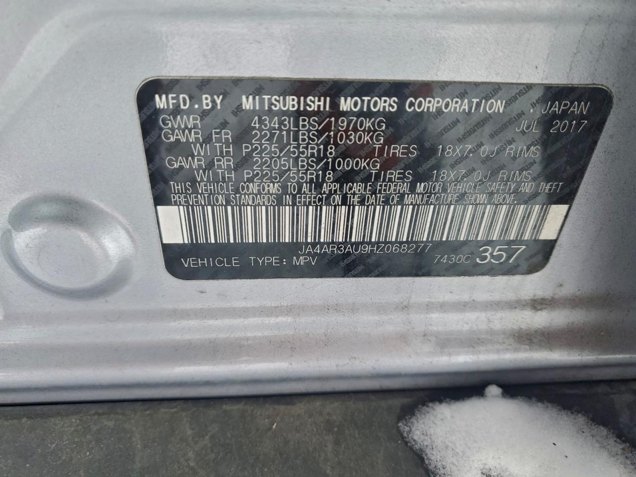 2017 MITSUBISHI OUTLANDER SPORT ES photo 40