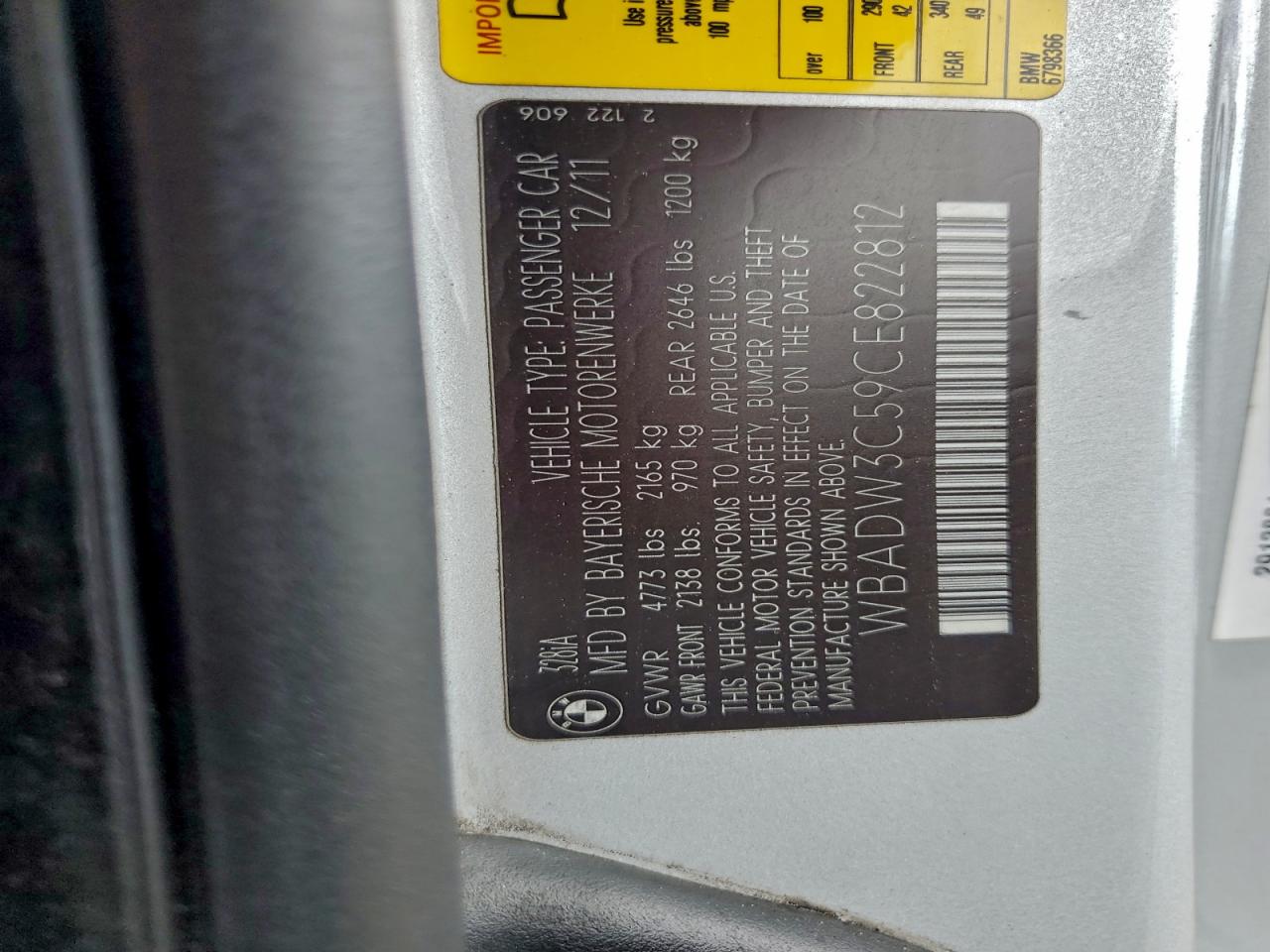 2012 BMW 328 I photo 49