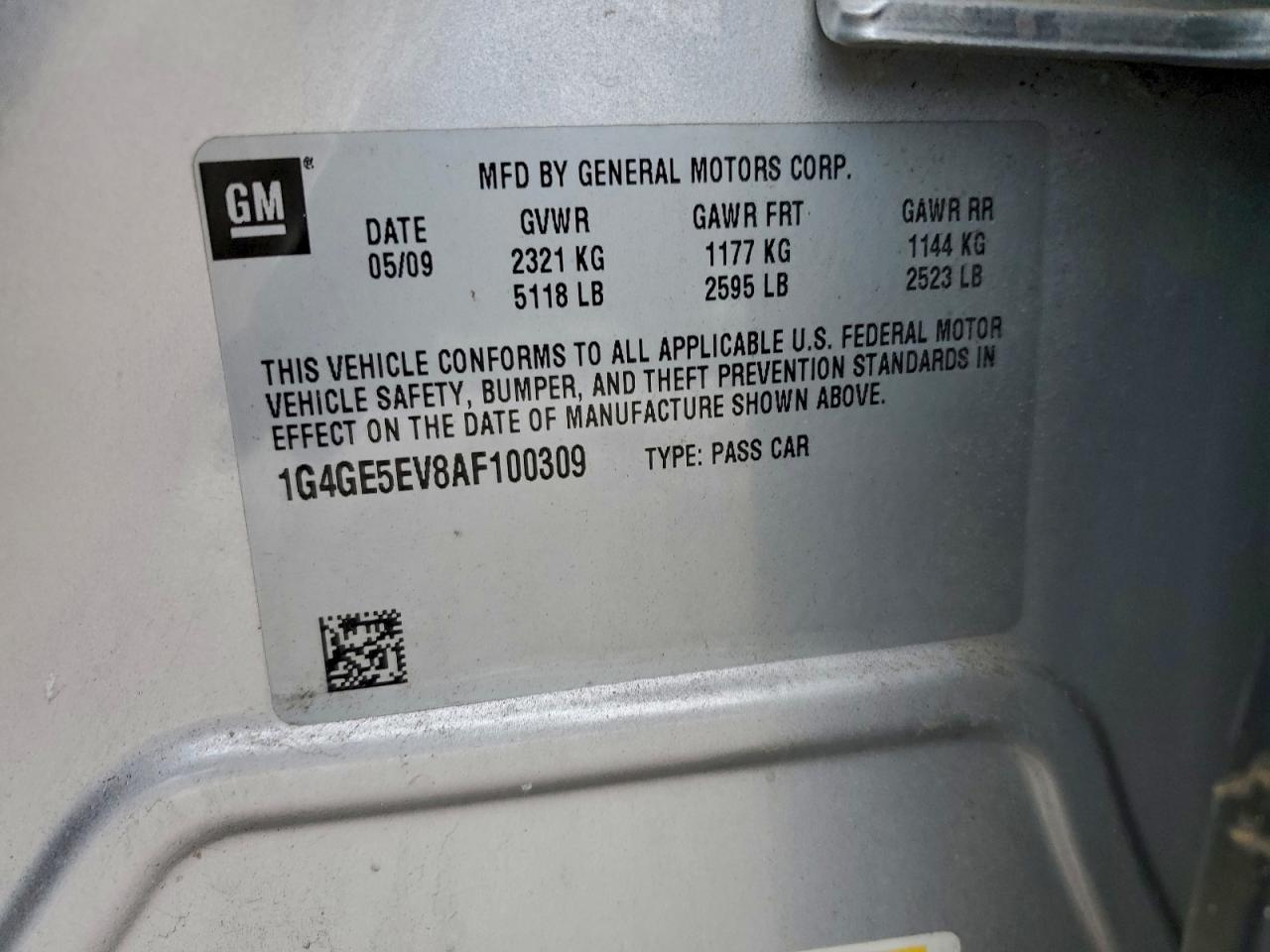 2010 BUICK LACROSSE CXS photo 23