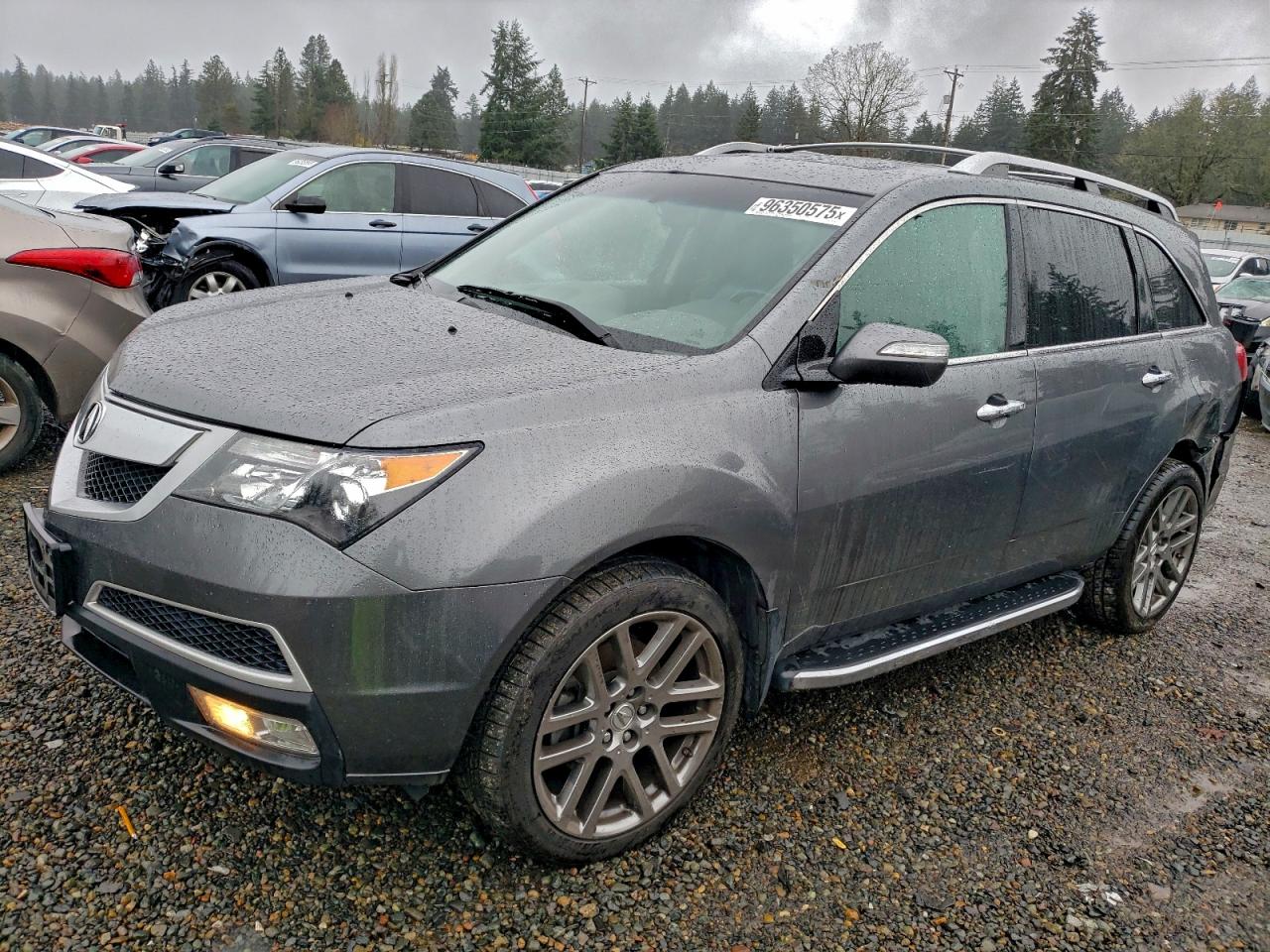 2012 ACURA MDX TECHNOLOGY — SIDE damage — photo 1
