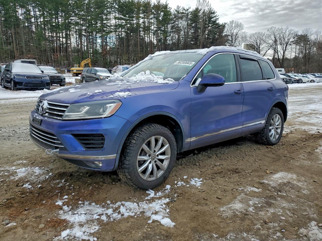 2015 VOLKSWAGEN TOUAREG V6 TDI — FRONT END damage — photo 1