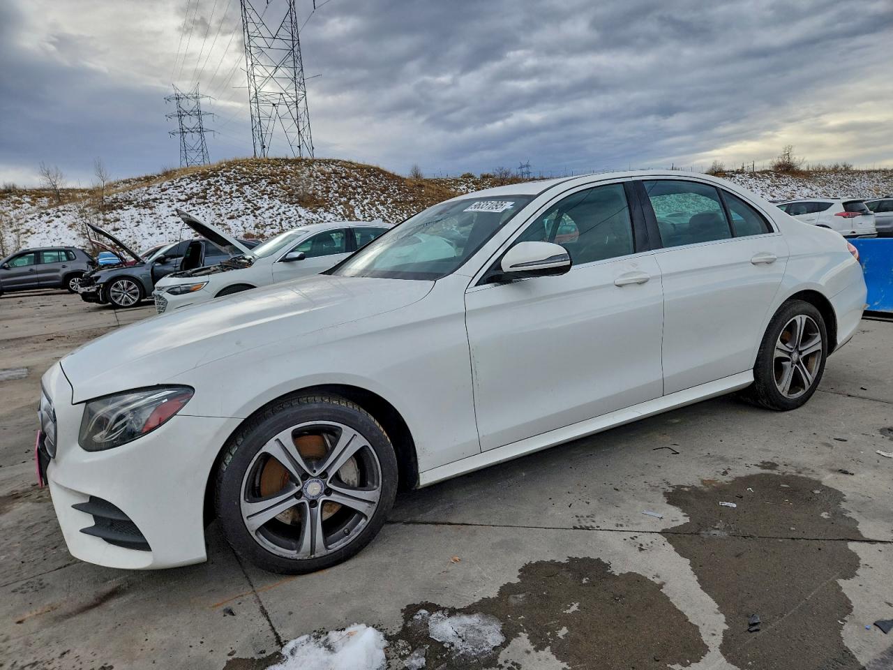 2017 MERCEDES-BENZ E 300 4MATIC — FRONT END damage — photo 1