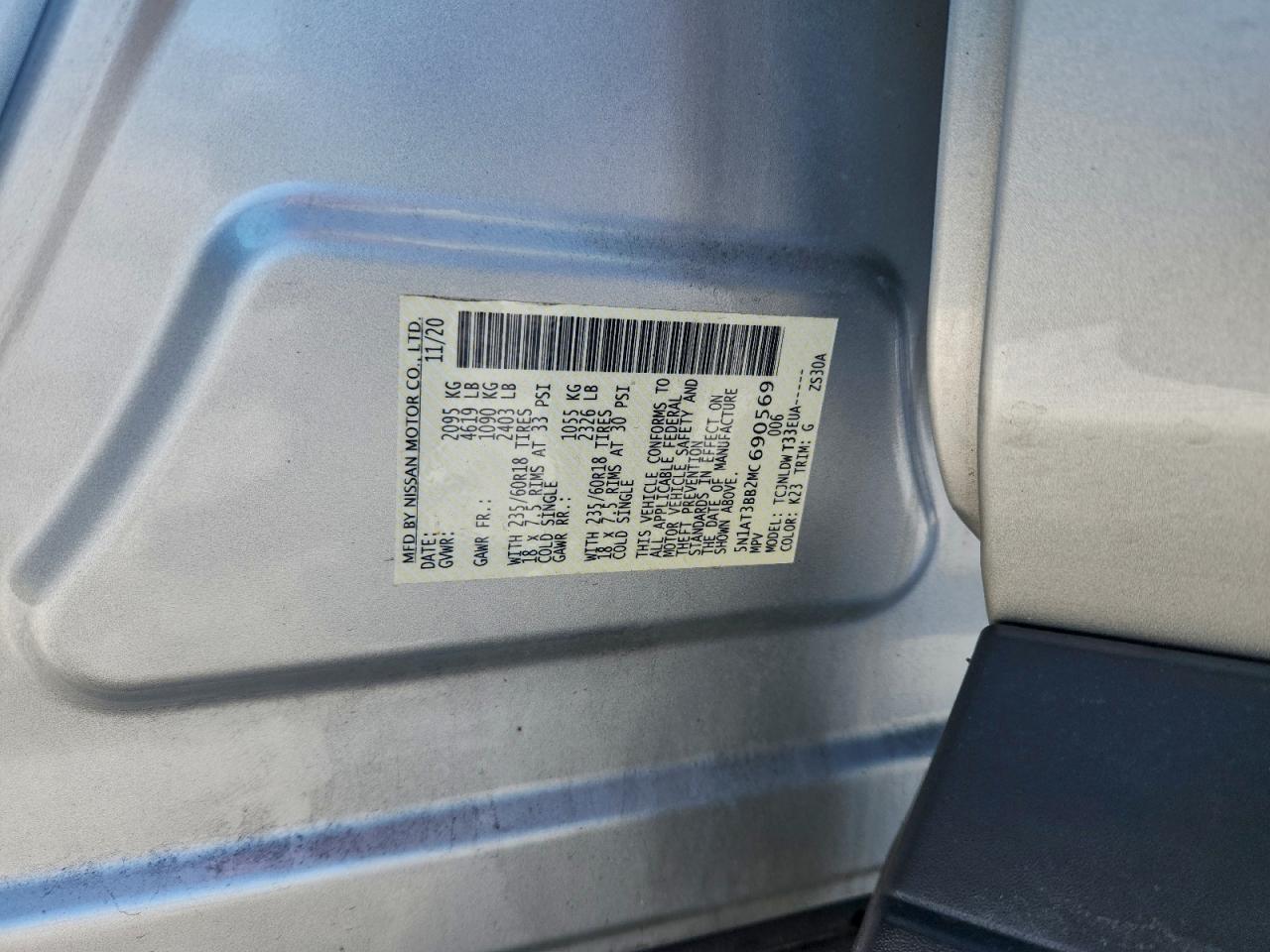 2021 NISSAN ROGUE SV photo 13