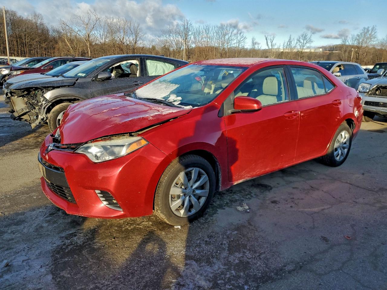 2016 TOYOTA COROLLA L — FRONT END damage — photo 1