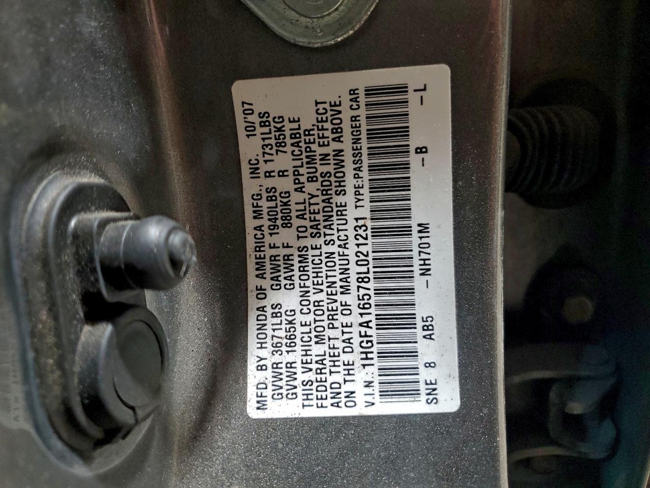 2008 HONDA CIVIC LX photo 34