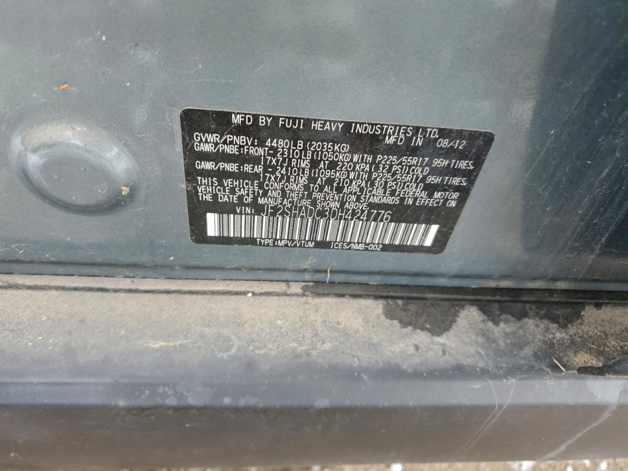 2013 SUBARU FORESTER 2.5X PREMIUM photo 37
