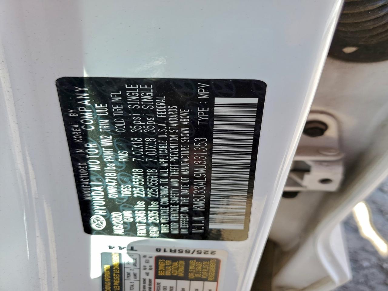 2021 HYUNDAI TUCSON LIMITED photo 13